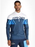 Vignette Spyder, Podium 1/2 Zip pull de ski hommes True Navy bleu 