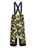 Vignette Spyder, Propulsion pantalon de ski enfants Camouflage Acid Yellow jaune 