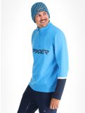 Vignette Spyder, Speed Fleece 1/2 Zip pull de ski hommes Aether Blue bleu 