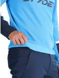 Vignette Spyder, Speed Fleece 1/2 Zip pull de ski hommes Aether Blue bleu 