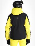 Vignette Spyder, Titan veste de ski hommes Acid Yellow jaune, noir 