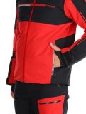 Vignette Spyder, Titan veste de ski hommes Spyder Red noir, rouge 