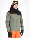 Vignette Sun Valley, Distors veste de ski hommes Kaki noir, vert 