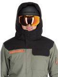 Vignette Sun Valley, Distors veste de ski hommes Kaki noir, vert 