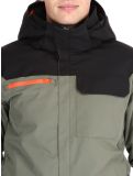 Vignette Sun Valley, Distors veste de ski hommes Kaki noir, vert 