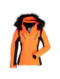 Vignette Sun Valley, Kelp veste de ski femmes neon orange 