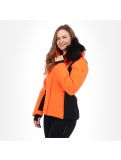 Vignette Sun Valley, Kelp veste de ski femmes neon orange 