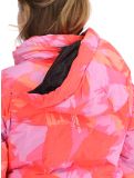 Vignette Superdry, Hooded Ski Boxy Puffer veste de ski femmes Brush Camo Coral rose 