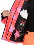 Vignette Superdry, Hooded Ski Boxy Puffer veste de ski femmes Brush Camo Coral rose 