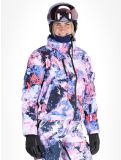 Vignette Superdry, Ski Boxy Puffer veste de ski femmes Mountain Mesh Purple multicolore, violet 