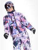 Vignette Superdry, Ski Boxy Puffer veste de ski femmes Mountain Mesh Purple multicolore, violet 