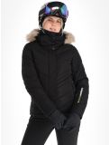 Vignette Superdry, Ski Luxe Puffer veste de ski femmes Black noir 