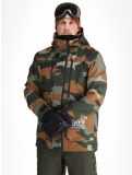 Vignette Superdry, Ski Ultimate Rescue veste de ski hommes Troops Camo Green multicolore, vert 