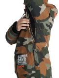 Vignette Superdry, Ski Ultimate Rescue veste de ski hommes Troops Camo Green multicolore, vert 