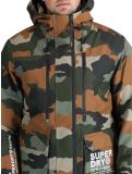 Vignette Superdry, Ski Ultimate Rescue veste de ski hommes Troops Camo Green multicolore, vert 