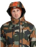 Vignette Superdry, Ski Ultimate Rescue veste de ski hommes Troops Camo Green multicolore, vert 