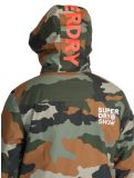 Vignette Superdry, Ski Ultimate Rescue veste de ski hommes Troops Camo Green multicolore, vert 