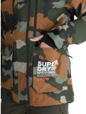 Vignette Superdry, Ski Ultimate Rescue veste de ski hommes Troops Camo Green multicolore, vert 