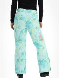 Vignette Superdry, Ski Ultimate Rescue pantalon de ski femmes Abstract Teal Lime vert 