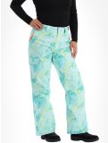 Vignette Superdry, Ski Ultimate Rescue pantalon de ski femmes Abstract Teal Lime vert 