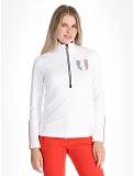 Vignette Toni Sailer, Aiumy pull de ski femmes Bright White blanc 