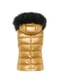 Vignette Toni Sailer, Lou metallic veste de ski femmes Or 