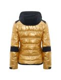 Vignette Toni Sailer, Tami metallic veste de ski femmes Or 