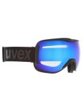 Vignette Uvex, Downhill 2100 Cv S1 lunettes de ski OTG unisexe Black / Blue Green bleu, noir, vert 