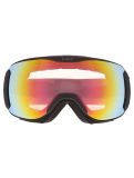 Vignette Uvex, Downhill 2100 V S1-3 lunettes de ski unisexe Black Matt / Mirror Rainbow noir 