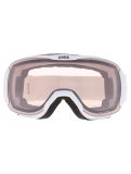 Vignette Uvex, Downhill 2100 V S1-3 lunettes de ski unisexe White Matt / Mirror Silver blanc 