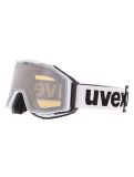 Vignette Uvex, Gravity FM lunettes de ski unisexe White Matt blanc 