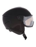 Vignette Uvex, Instinct Visor casque de ski avec visière unisexe Black Matt / Mirror Silver noir 