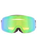 Vignette Uvex, Pwdr FM lunettes de ski enfants Black Matt/ Mirror Green noir, vert 