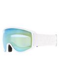 Vignette Uvex, Topic Fm lunettes de ski OTG unisexe White Matt / Mirror Orange blanc, orange 