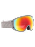 Vignette Uvex, Topic Fm lunettes de ski unisexe Rhino Matt / Rainbow Rose gris, multicolore 