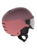 Vignette Uvex, Wanted Visor casque de ski avec visière unisexe Bramble Antique Rose Matt / Mirror Silver rose, violet 