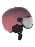 Vignette Uvex, Wanted Visor casque de ski avec visière unisexe Bramble Antique Rose Matt / Mirror Silver rose, violet 