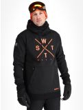 Vignette Watts, ORBITAL veste de ski softshell hommes Black / Fluo Orange noir, orange 