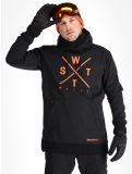 Vignette Watts, ORBITAL veste de ski softshell hommes Black / Fluo Orange noir, orange 