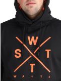 Vignette Watts, ORBITAL veste de ski softshell hommes Black / Fluo Orange noir, orange 