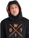 Vignette Watts, ORBITAL veste de ski softshell hommes Black / Fluo Orange noir, orange 