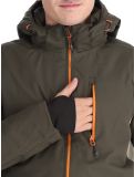 Vignette Whistler, Drizzle veste de ski hommes Vetiver gris 