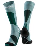 Vignette X-Socks, Ski Discover Otc chaussette de compression femmes Sage Green / English Lawn vert 