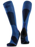 Vignette X-Socks, Ski Discover Otc chaussette de compression enfants Blue Blossom / Marine bleu 