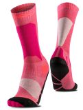 Vignette X-Socks, Ski Discover Otc chaussette de compression enfants Light Pink / Light Sand beige, rose 