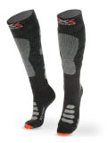 Vignette X-socks, Ski Silk Merino 4.0 chaussettes de ski unisexe Anthracite / Grey gris 