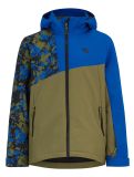 Vignette Ziener, Anzo Junior veste de ski enfants Deep Olive bleu, vert 