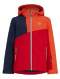 Vignette Ziener, Anzo Junior veste de ski enfants Red Salsa bleu, orange, rouge 