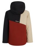 Vignette Ziener, Anzo Junior veste de ski enfants Woody Brown beige, brun, noir 