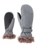 Vignette Ziener, Kem mitaines de ski femmes Grey Melange gris 